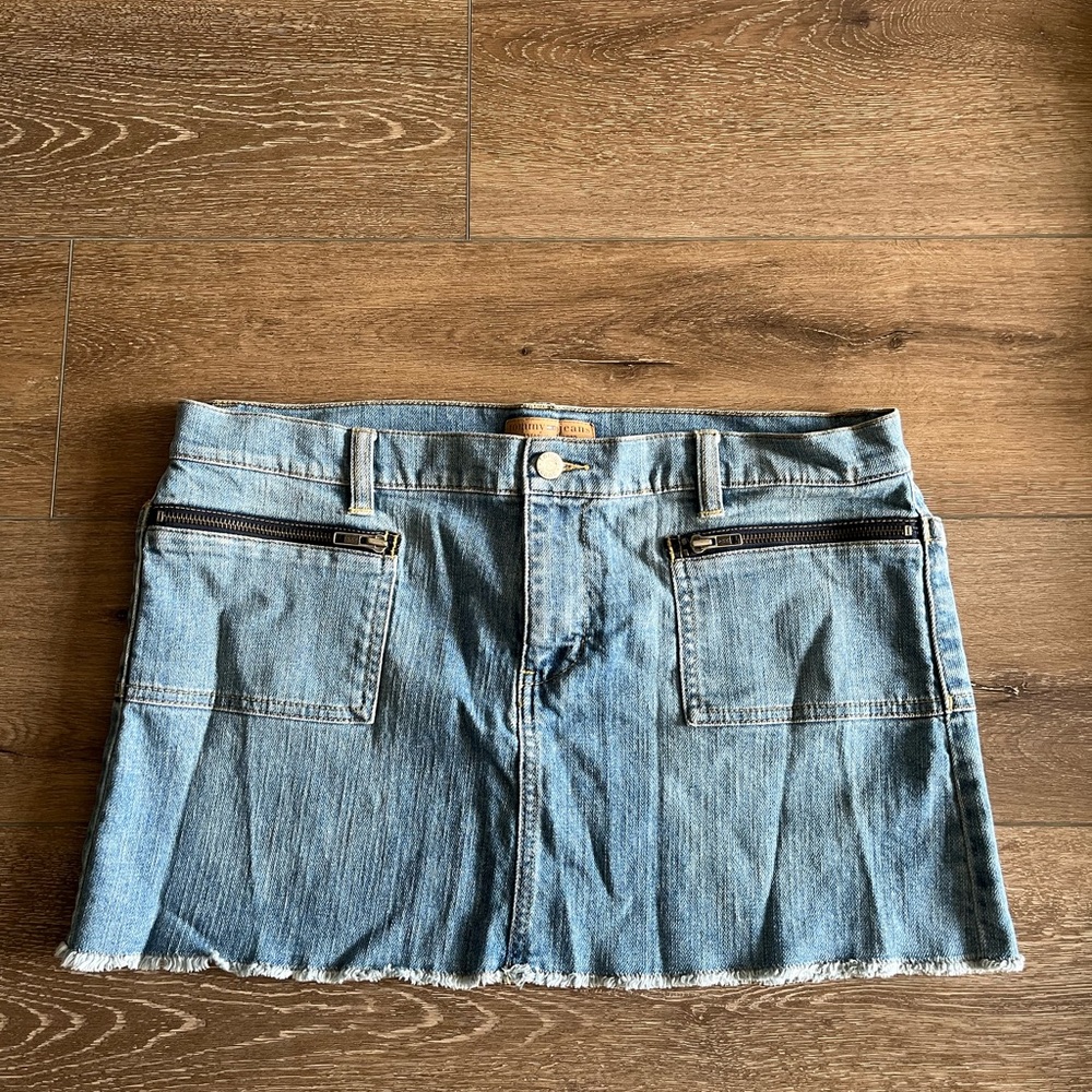 Tommy Hilfiger Light Blue Denim Mini Skirt
